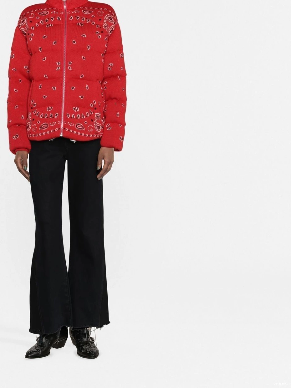 Cheap puffer Alanui jacket Women bandana-print 0701